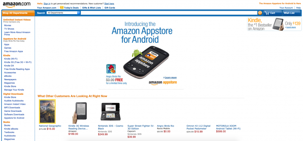Amazon.com 1999